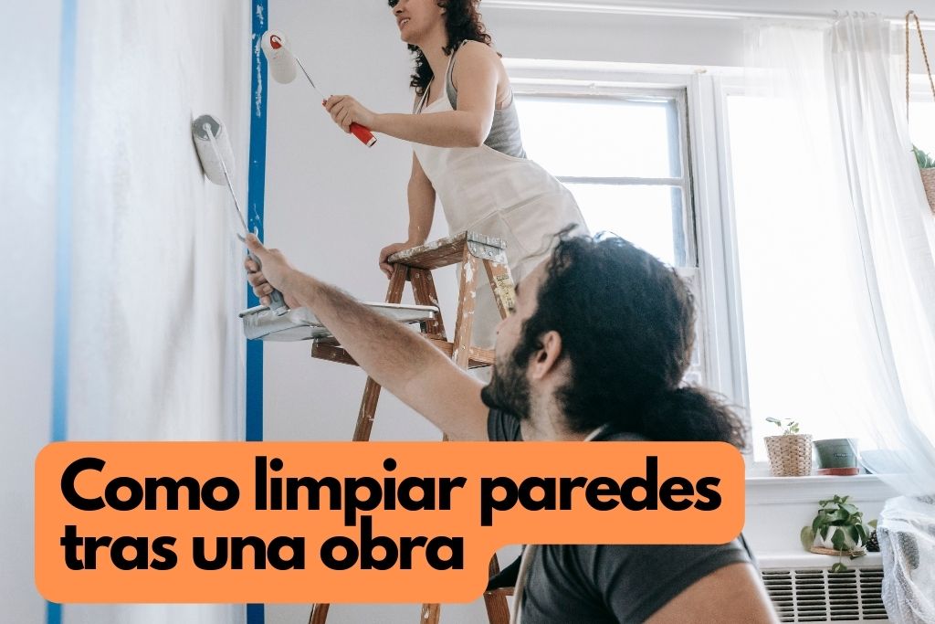 Limpiar paredes después de una obra